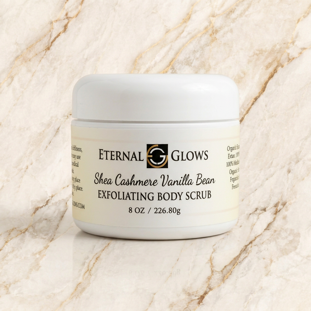 Shea Cashmere Vanilla Bean body scrub