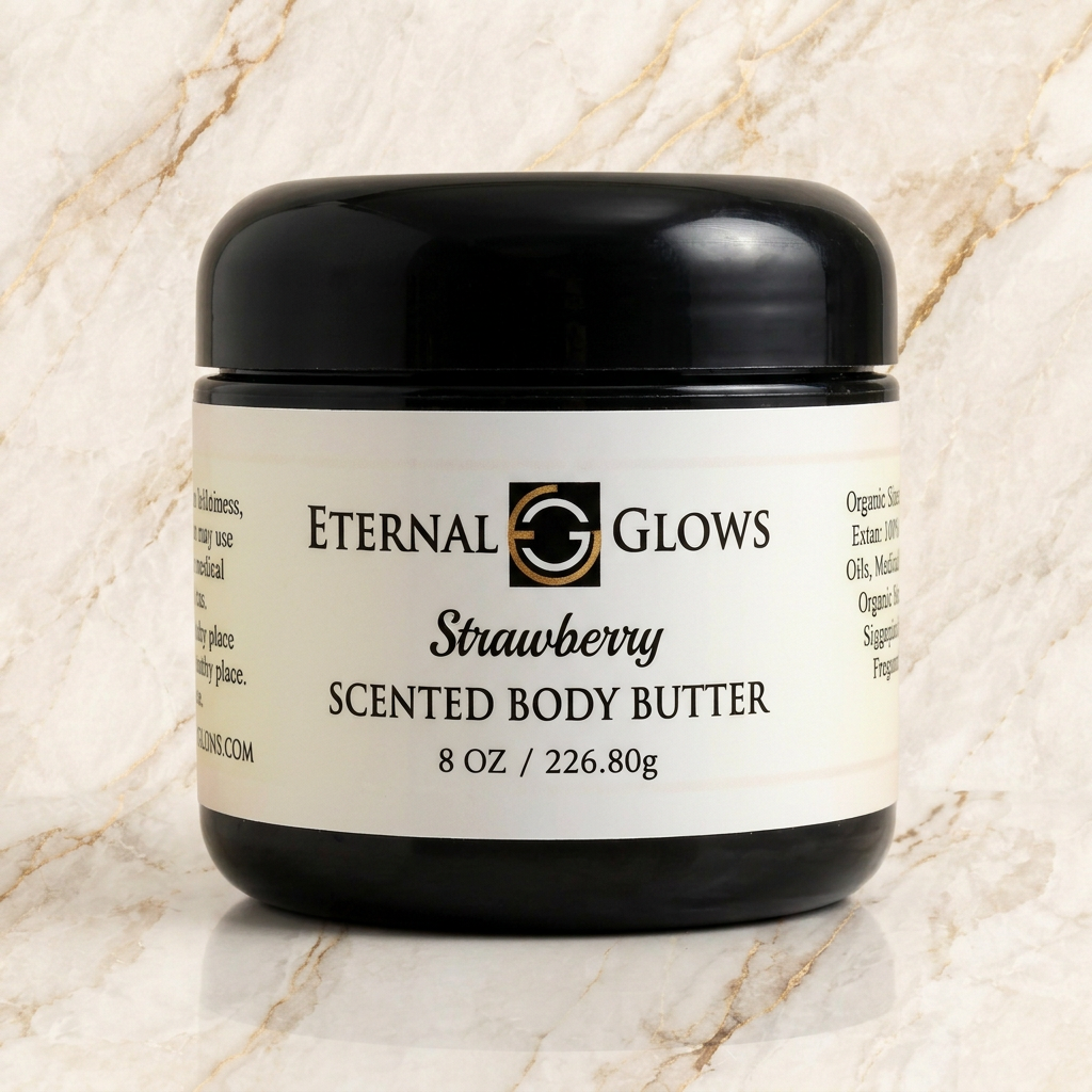 Strawberry body butter
